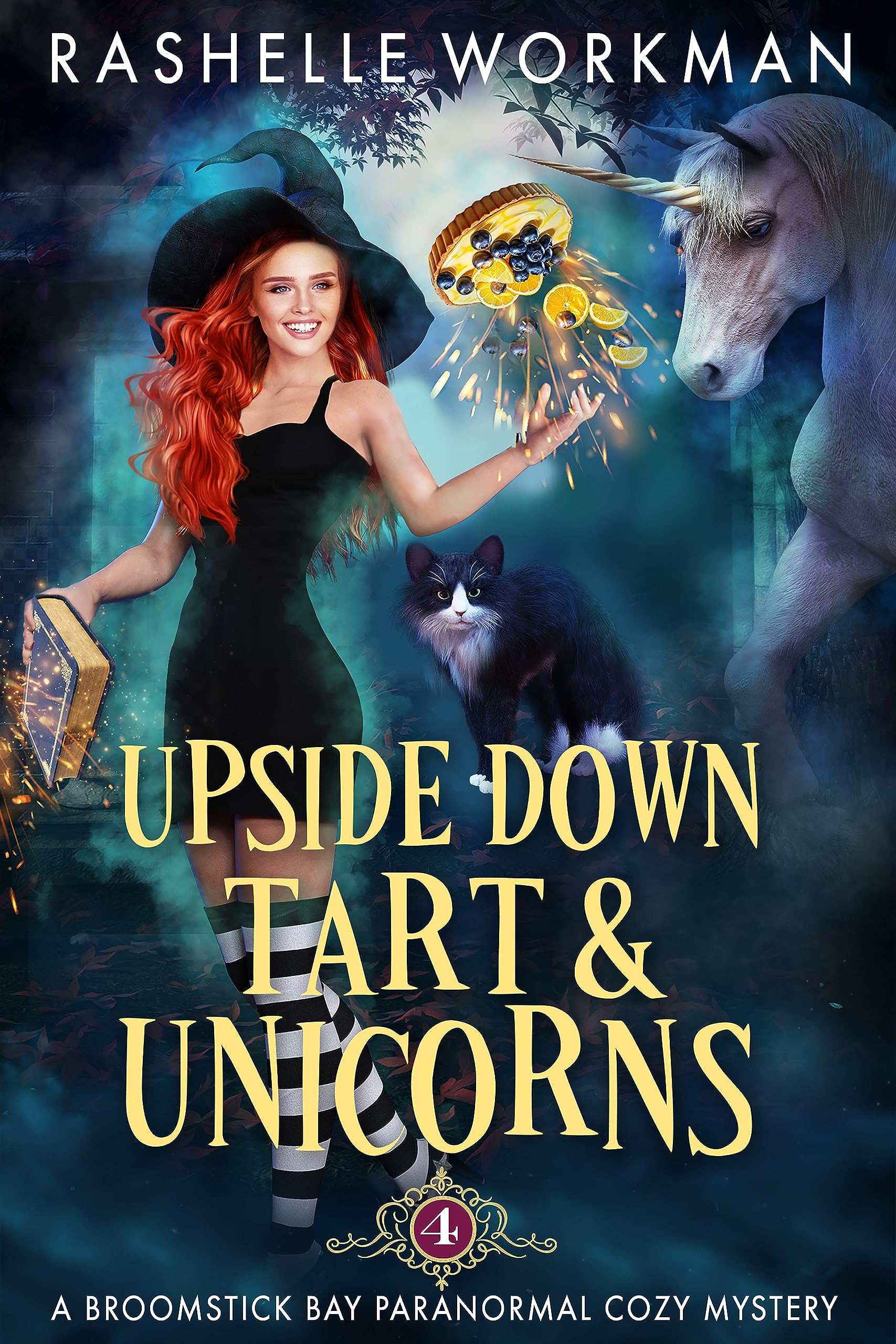 Upside Down Tart and Unicorns: A Paranormal Cozy Mystery with a Hint of Romance (A Broomstick Bay Paranormal Cozy Mystery Book 4)