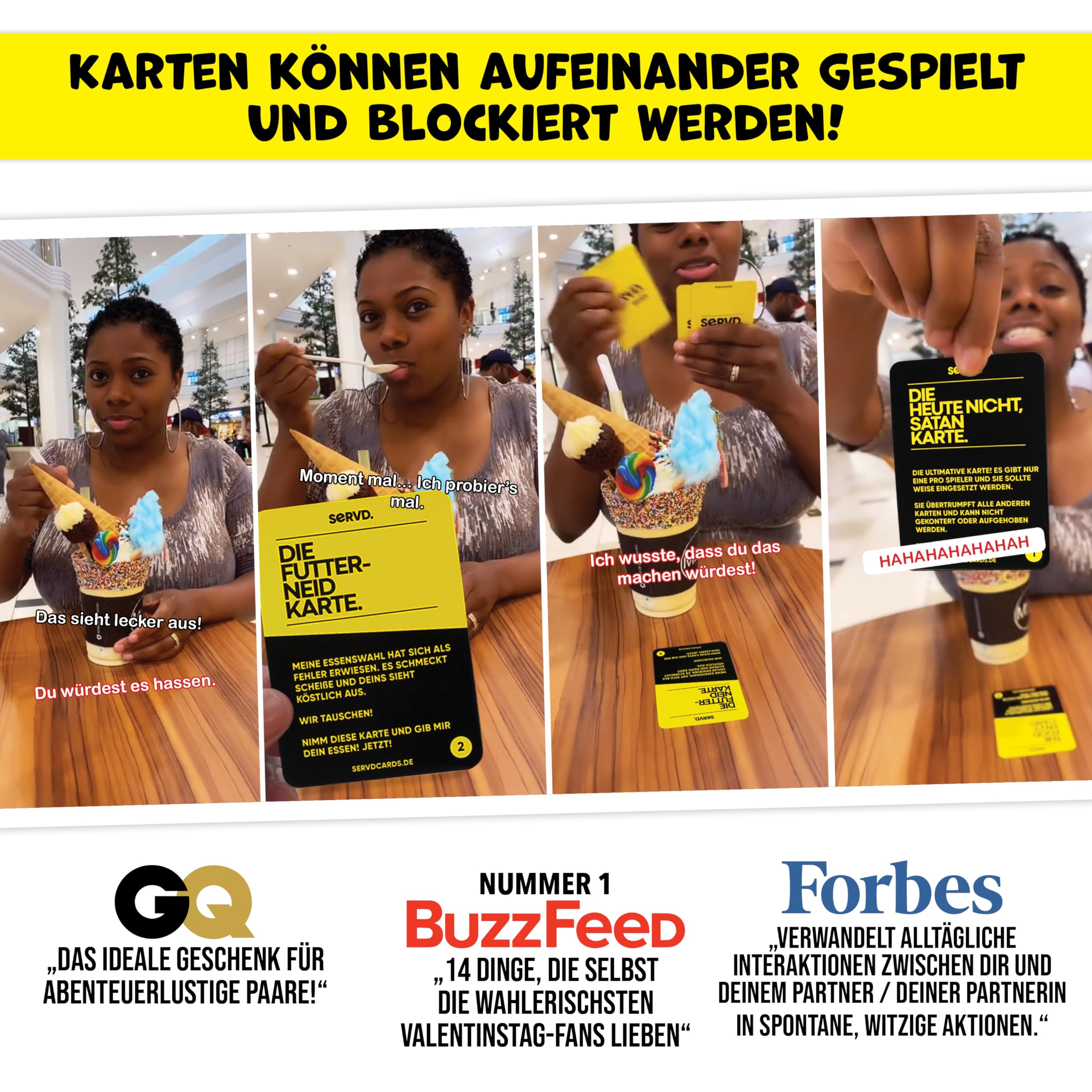 SERVD - für Paare - Das Real-Life Kartenspiel