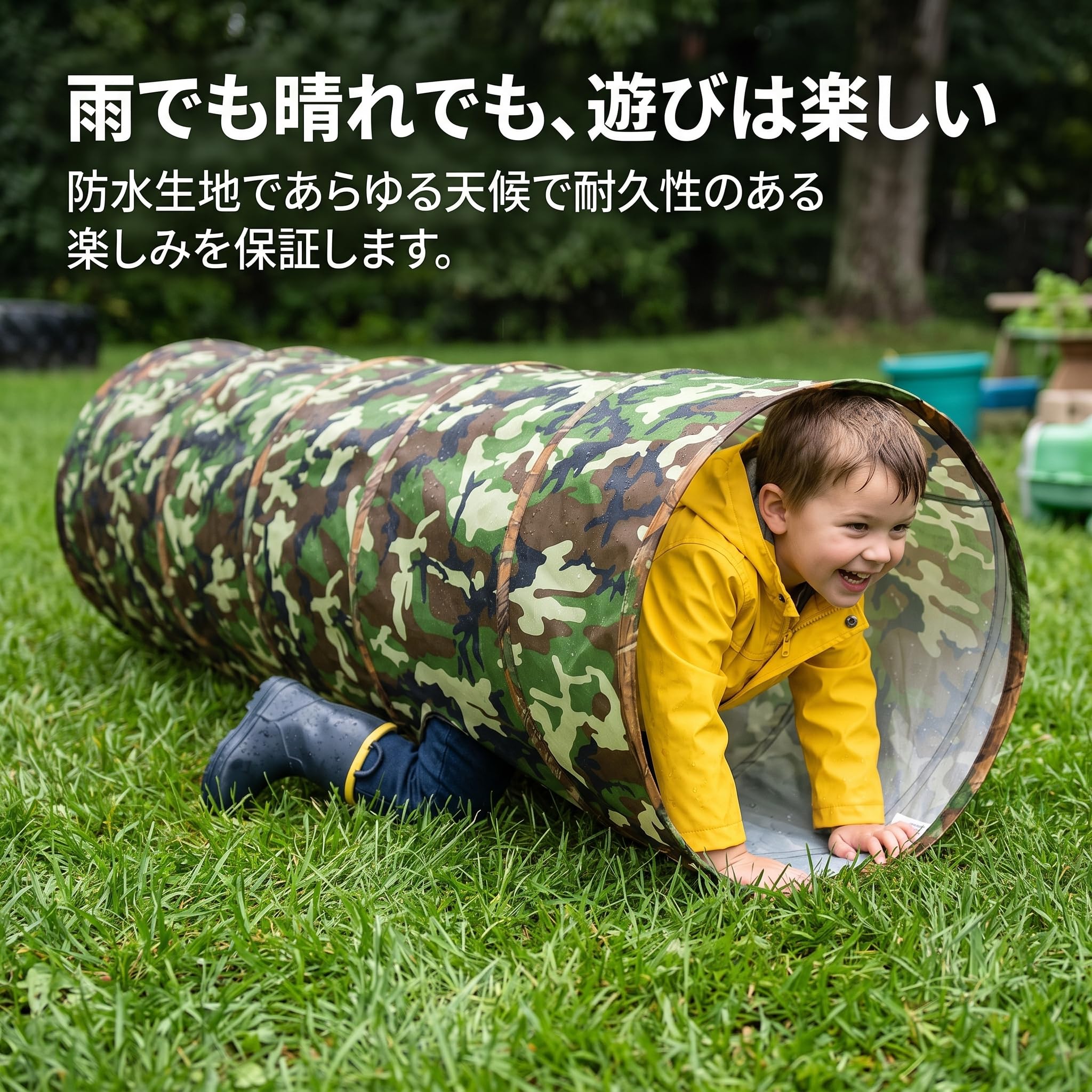 Tunnel Gioco per Bambini a Scomparsa, Percorso Psicomotricità per Interni ed Esterni, per l'esplorazione