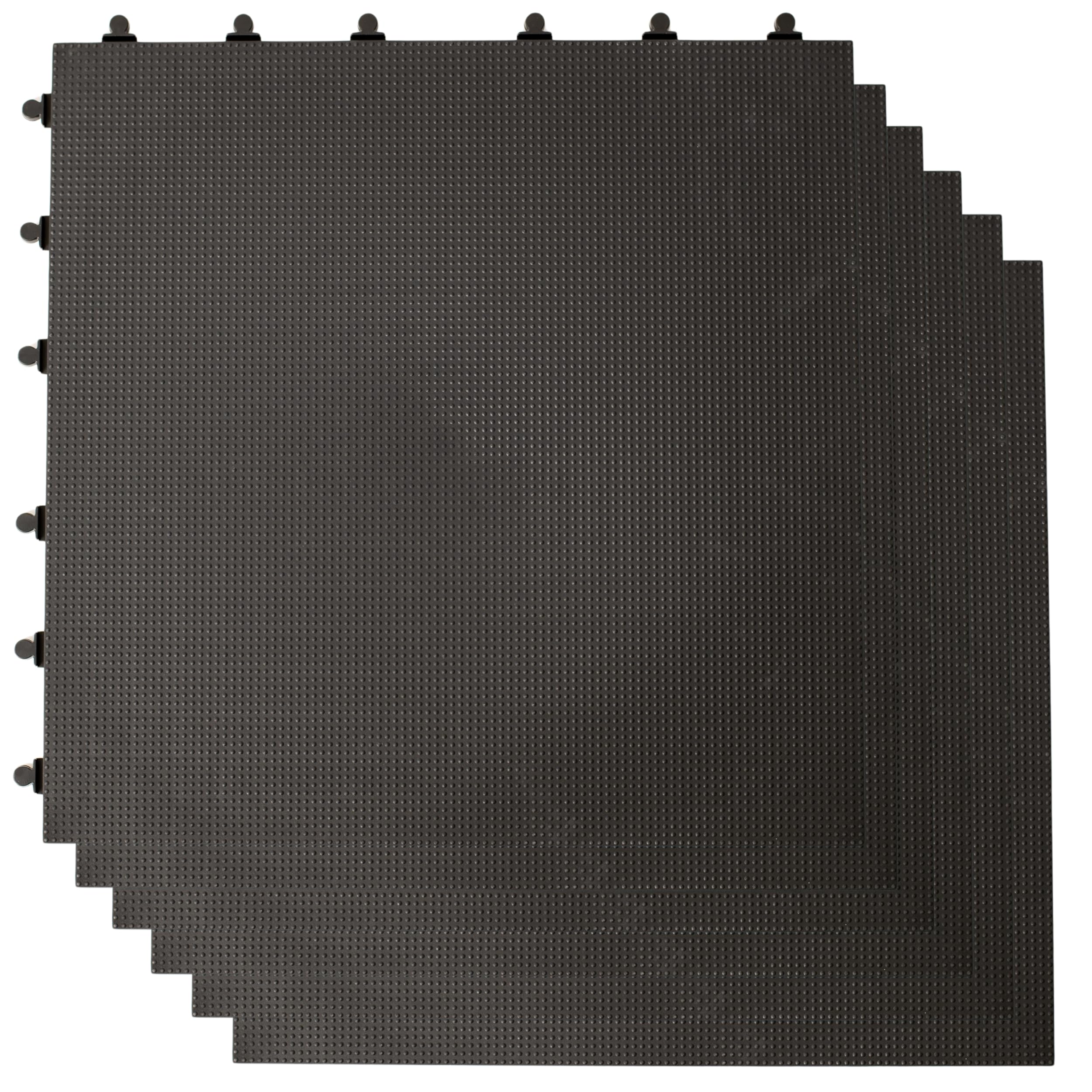 Baselayer Balance Series Interlocking Floor Tiles - Durable in TPE Rubber Like NOT Foam no Odor - Gym