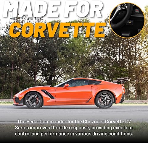 Vista 2 de PEDAL COMMANDER Controlador de respuesta del acelerador para Chevrolet Corvette C7 2014-2019 para 7ª generación, LT1, LT4, LT5 Stingray, Z51, Z06