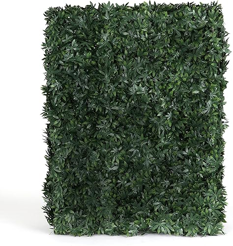 Miniatura 9 de 3rd Street Inn Pared de seto de malezas artificial, planta de privacidad artificial para exteriores, gran sustituto de boj y hiedra, divisor de