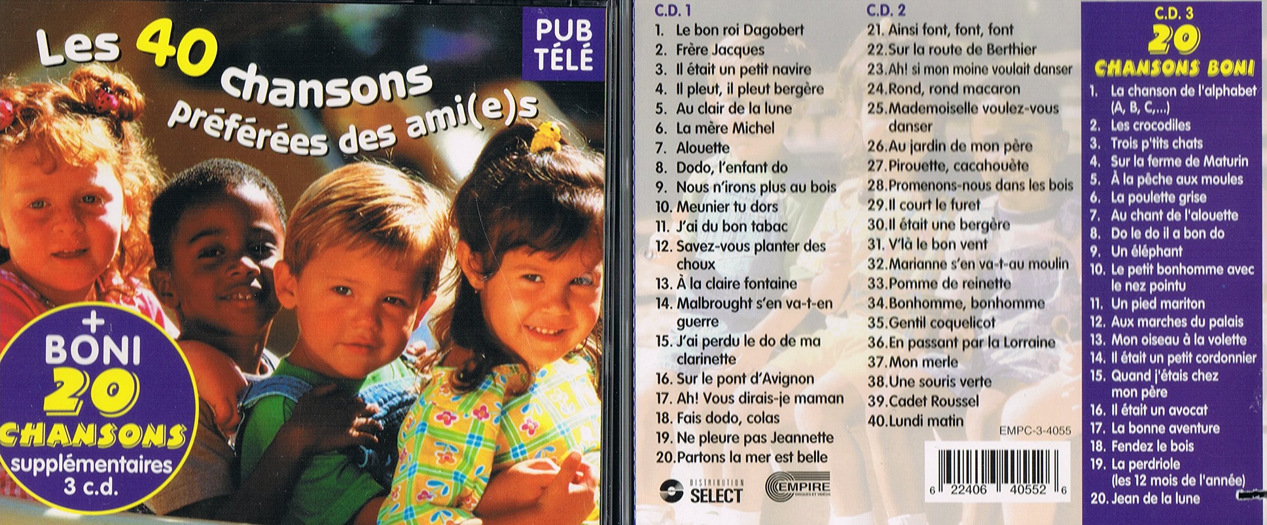 Les 40 Chansons Preferees Des [Audio CD]