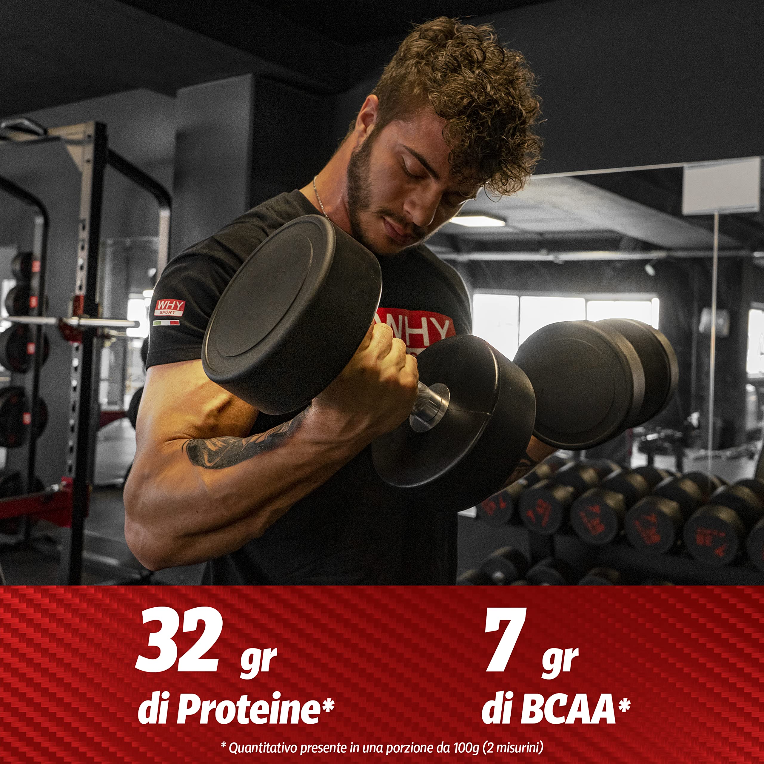 WHY SPORT MASS GAINER - Integratore Alimentare con Proteine - Vitamina C - Vitamina B6 e Sali Minerali - Senza Glutine - Gusto Vaniglia - 2 Kg