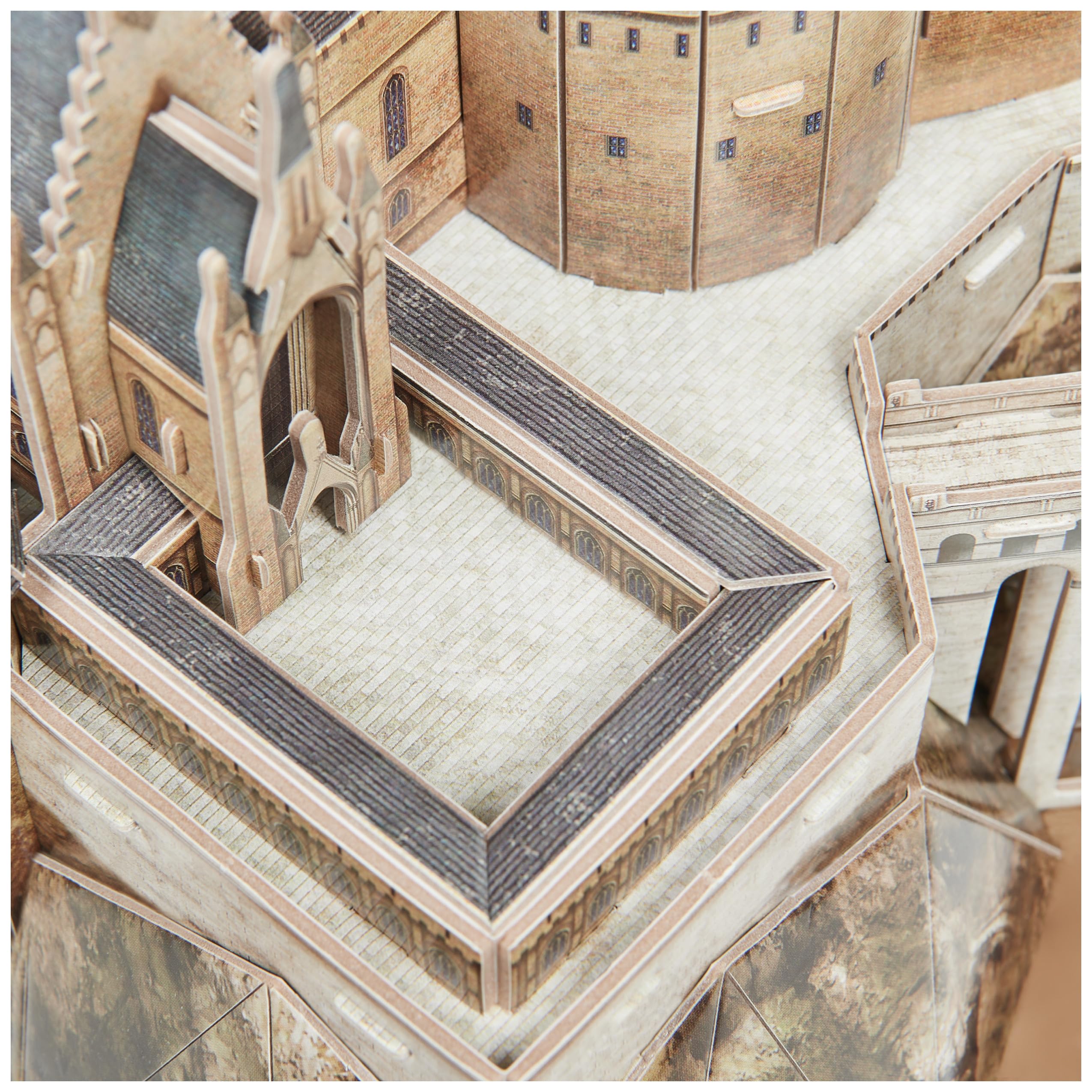 Build 4D - Harry Potter, Hogwart Castle, puzzle 3D z magicznego zamka Harry'ego Pottera, z wysokiej jakości kartonu, 209 części, dla fanów udanej serii od 12 lat