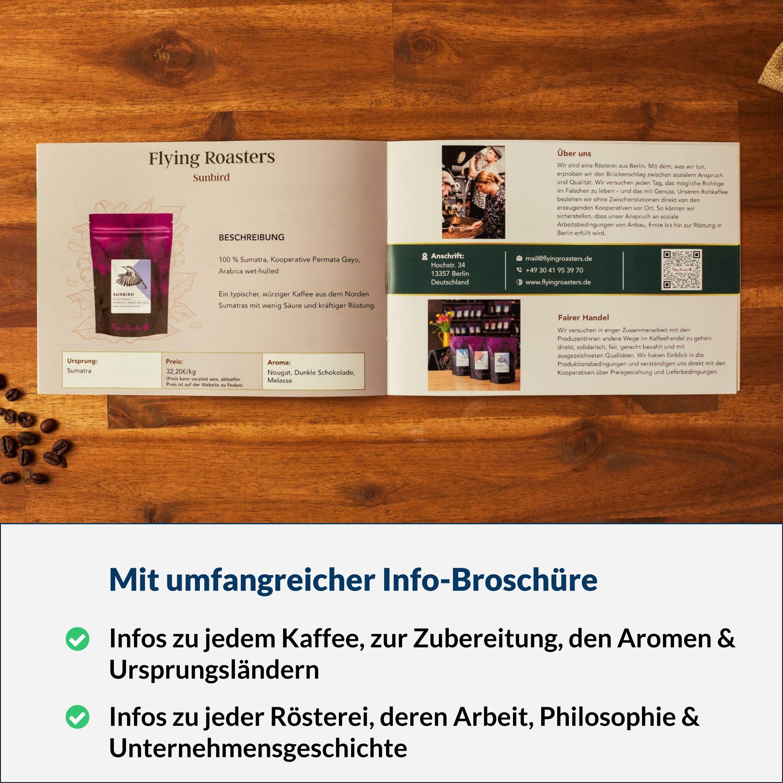 Edler Kaffee Adventskalender 2025 von 9 Berliner Kaffeeröstereien - Weihnachtskalender mit 24 Premium Kaffeespezialitäten | Geschenk-Set für Männer & Frauen | Kaffee Probierset ganze Bohne