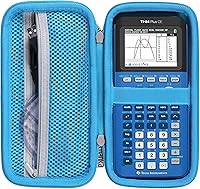Vista 13 de Khanka Stroage - Funda para calculadora gráfica de color Texas Instruments TI - 84 Python/TI-83 Plus/TI-84 Plus/TI-84 Plus CE Color Graphing, solo
