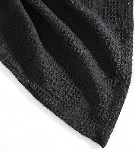 Miniatura 6 de Kenneth Cole Ropa de cama ligera de algodón para el hogar, manta acogedora para todas las estaciones, Queen, color negro