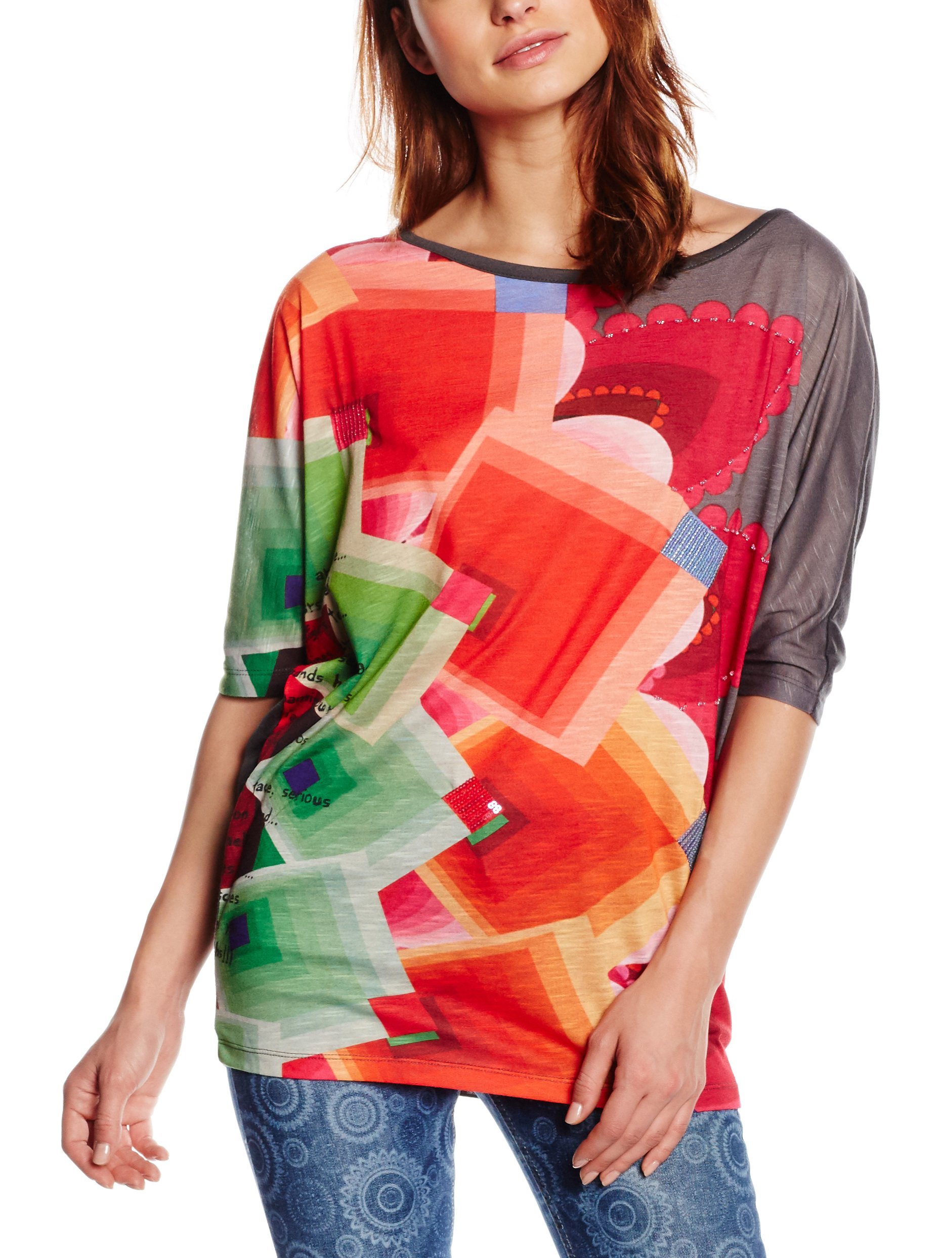Desigual Women's Sicilia short Sleeves T-Shirt
