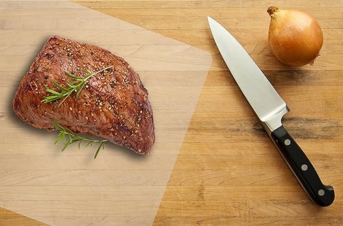 Vista 6 de Better Kitchen Products Juego de 6 alfombrillas de corte de plástico transparente esmerilado, flexibles y extragruesas, 12 x 18 pulgadas