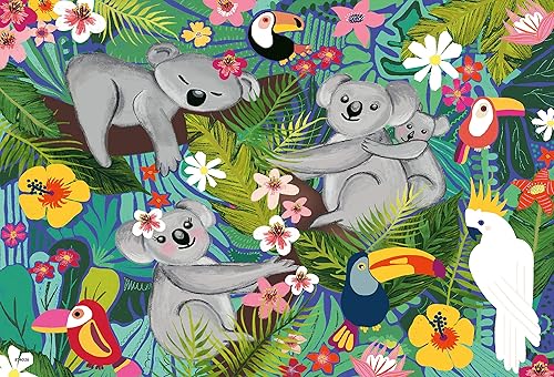 Miniatura 2 de Ravensburger Koalas and Sloths - Juego de rompecabezas de 2 x 24 piezas para niños, 05183, cada pieza es única, las piezas encajan perfectamente