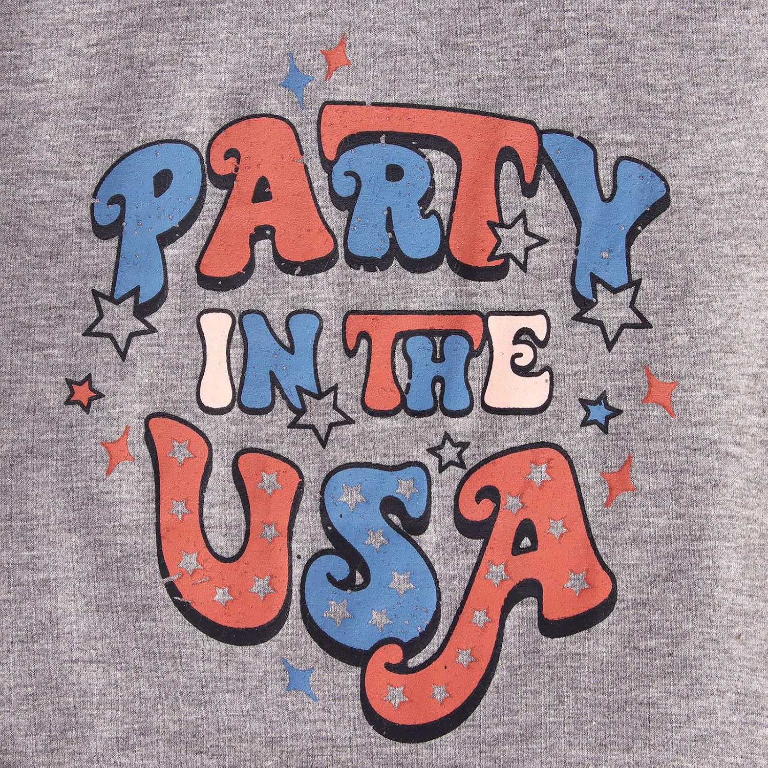 BOUTIKOME Toddler Party in The USA Shirt Baby Girl Boy 4th of July T-Shirt Kids Patriotic Memorial Day Clothes Tee Top - Image 5