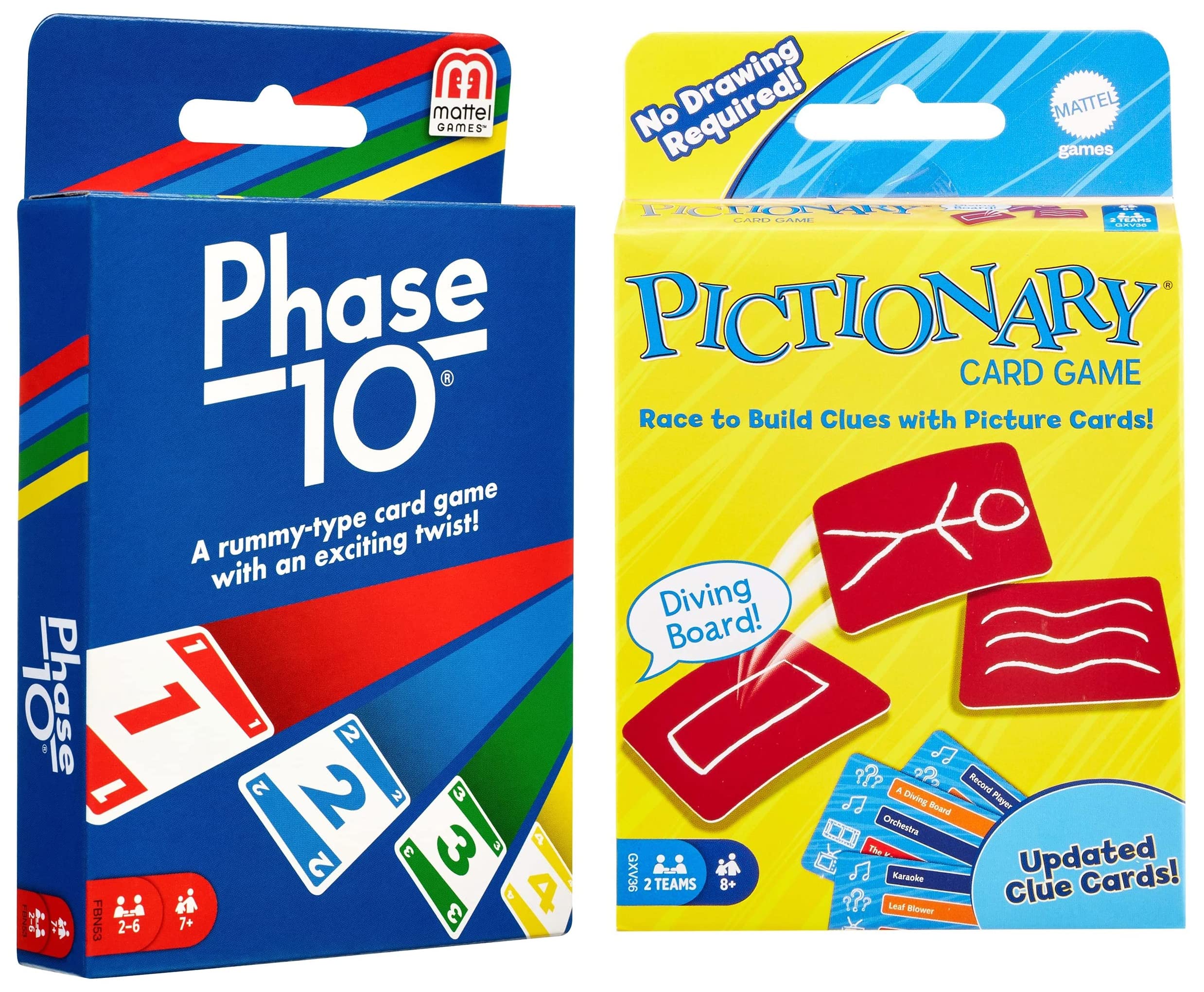 Mattel Phase 10 Card Game, Multi Color&Games PICTIONARY Card Games Refresh, Multicolor (B0B9GWFGKN) Amazon Price History, Amazon Price Tracker