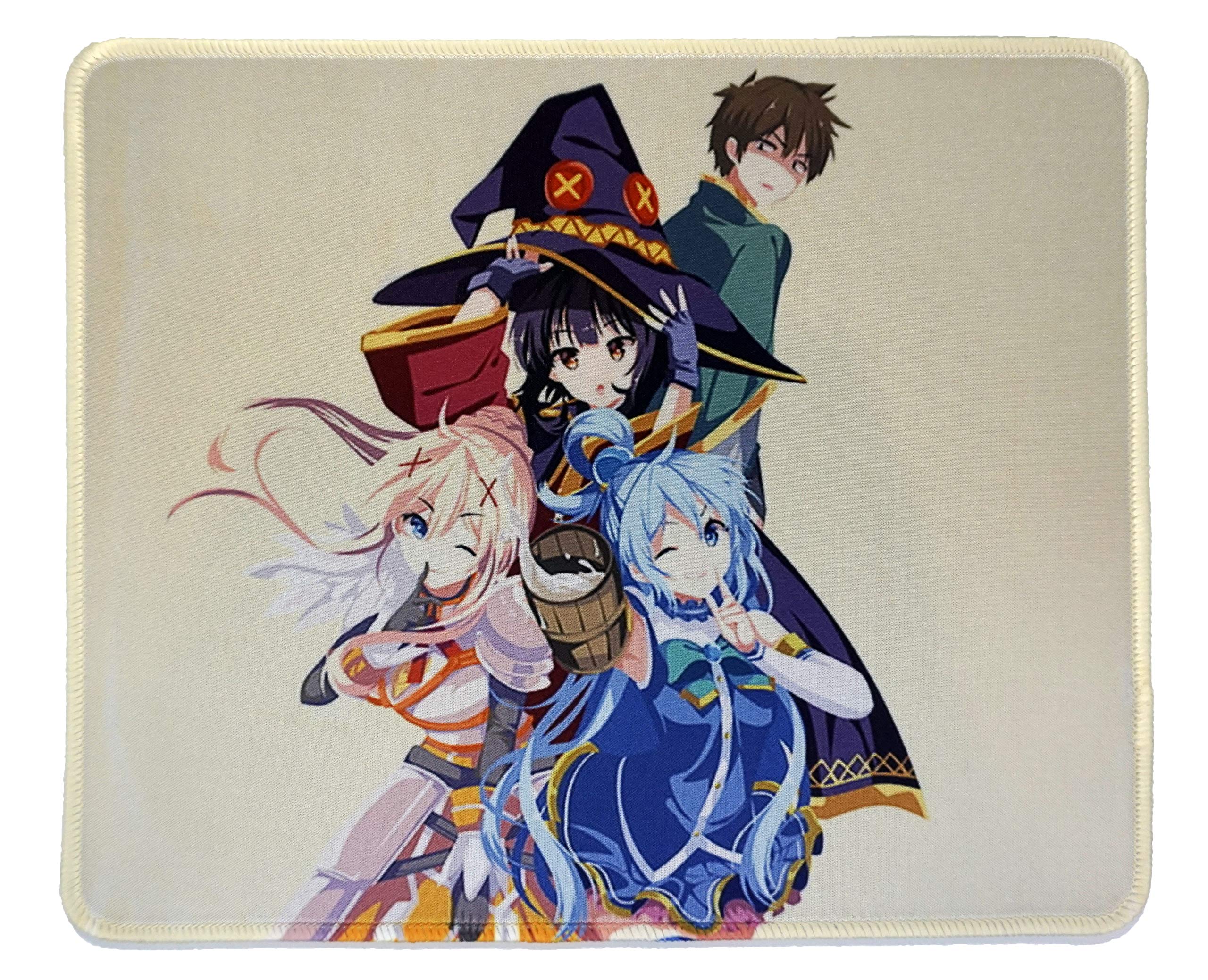 Konosuba Mouse Pad Anime 12x10 inches Custom Mousepad Gaming mat God's Blessing on This Wonderful World