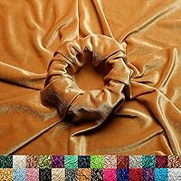 Vista 23 de Ice Fabrics Tela de Terciopelo Elástico por Yarda - 60" de Ancho Tela Suave y Elástica para Coser Ropa, Prendas, Disfraces, Manualidades - 90%