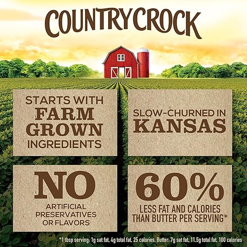 Miniatura 4 de Country Crock, Mantequilla ligera para untar, 45 oz