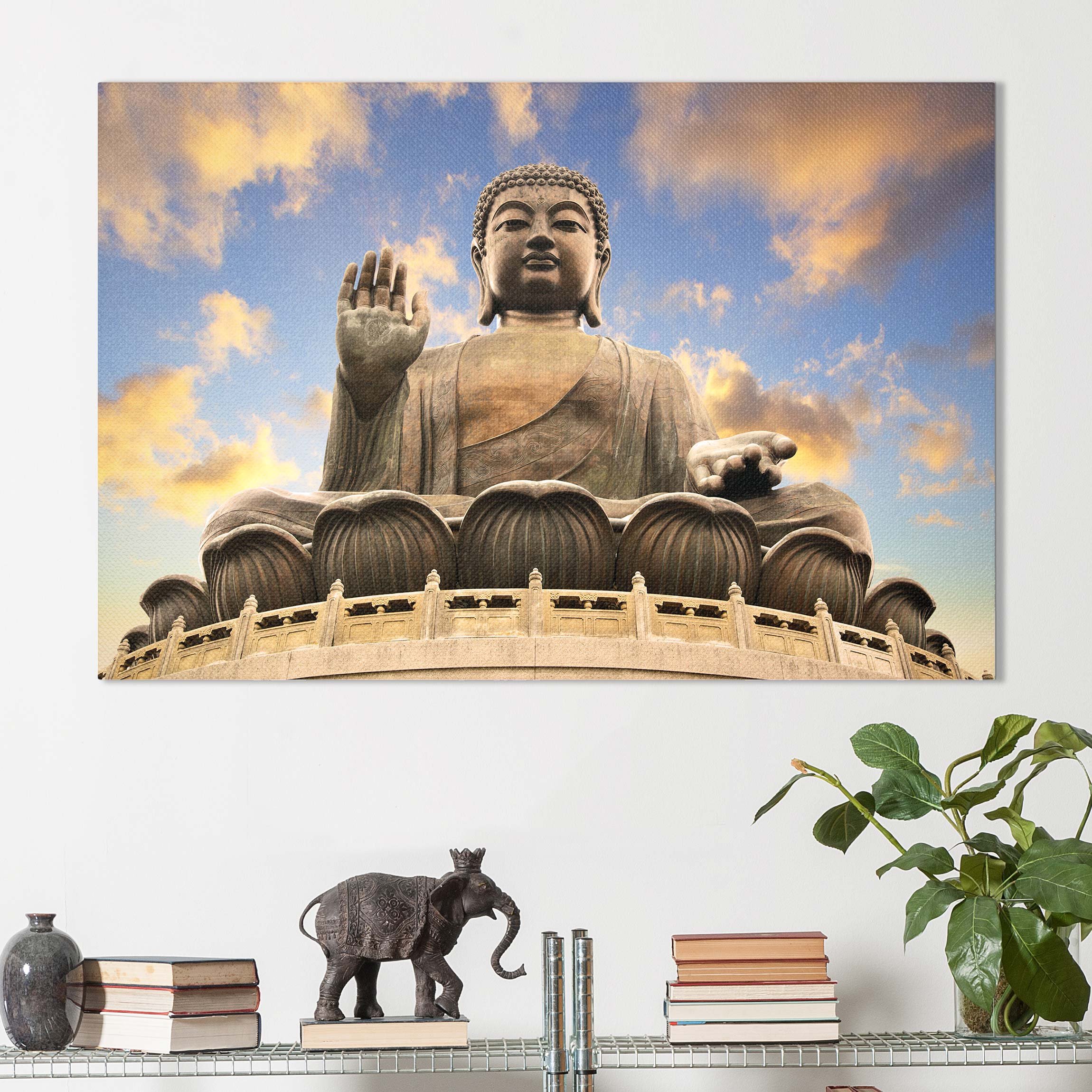 Canvas Art Big Buddha, Dimensions: 40cm x 60cm