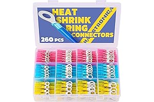 260PCS Heat Shrink Ring Connectors Kit