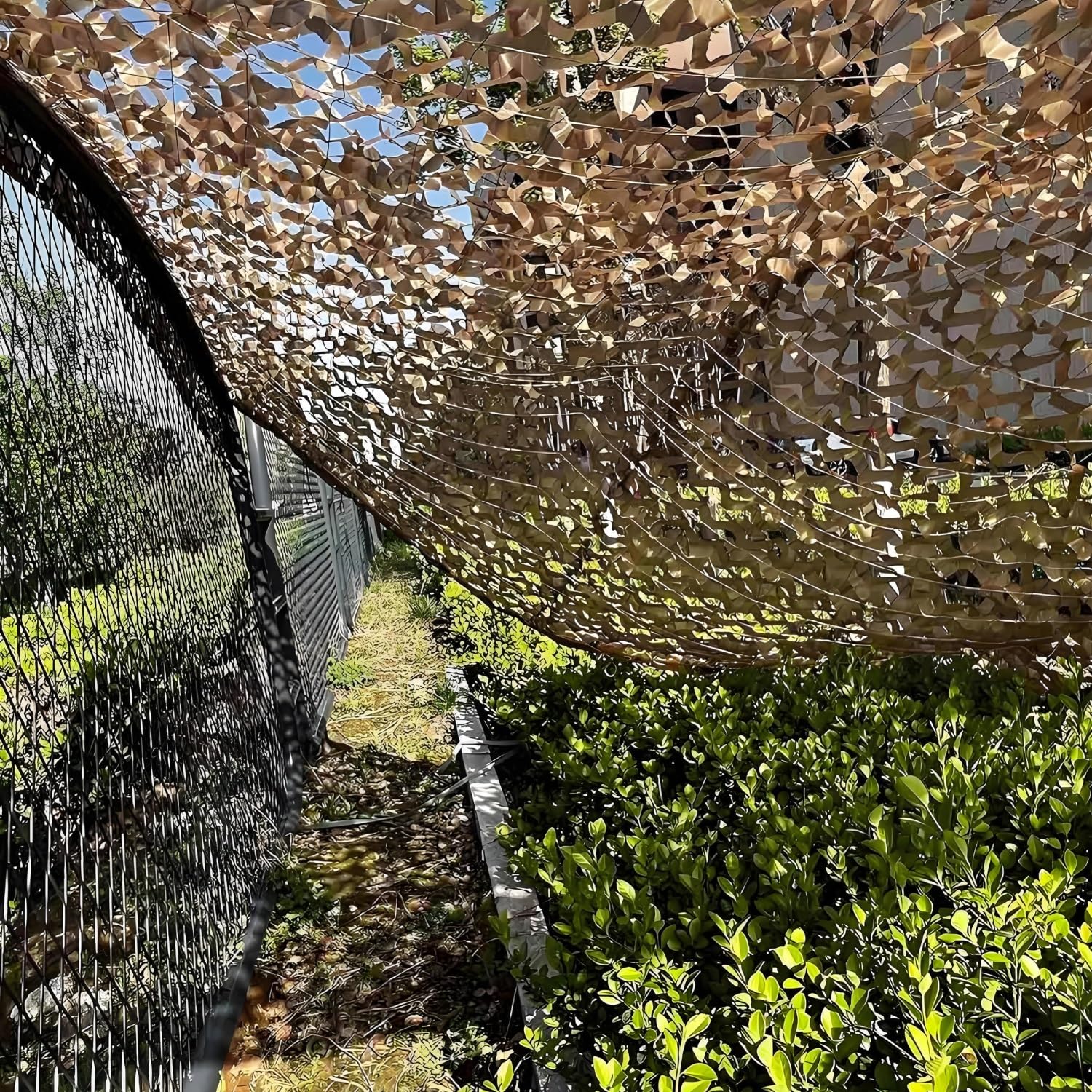 Genérico Red de Camuflaje Militar Reforzada 1.5m 2.5m 3.5m 4m 5m 6m 7m 8m 9m 10m Protección Solar Y Vela de Sombreado Anti-UV Terraza Pérgola Jardín Caza Airsoft Cortina Deco Resistente(3.5x5 M)