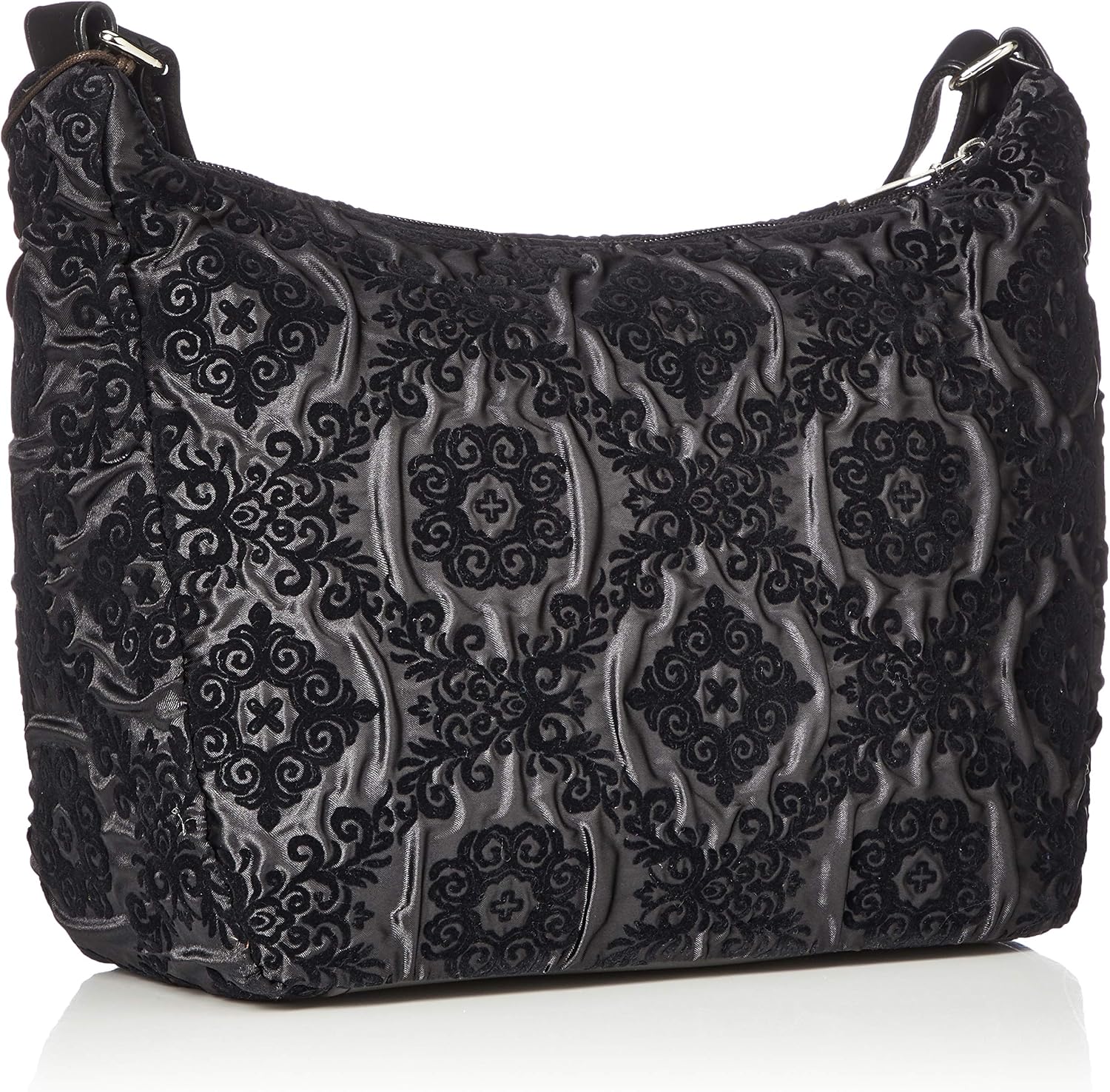 Japanese Flocked Shoulder Bag