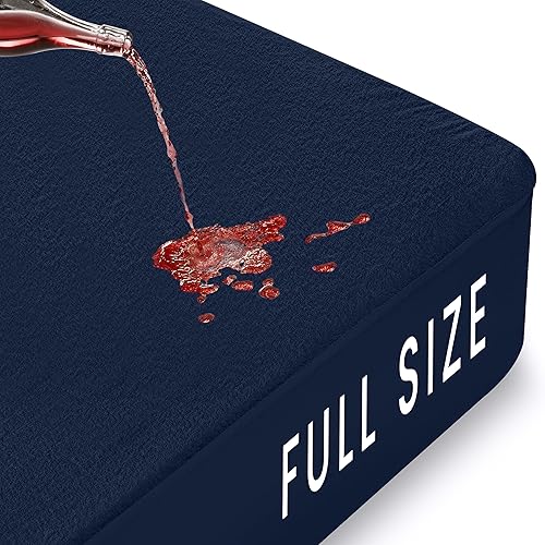 Miniatura 2 de Utopia Bedding Protector premium de colchón impermeable, funda de colchón de viscosa hecha de bambú, transpirable, estilo ajustable con bolsillos