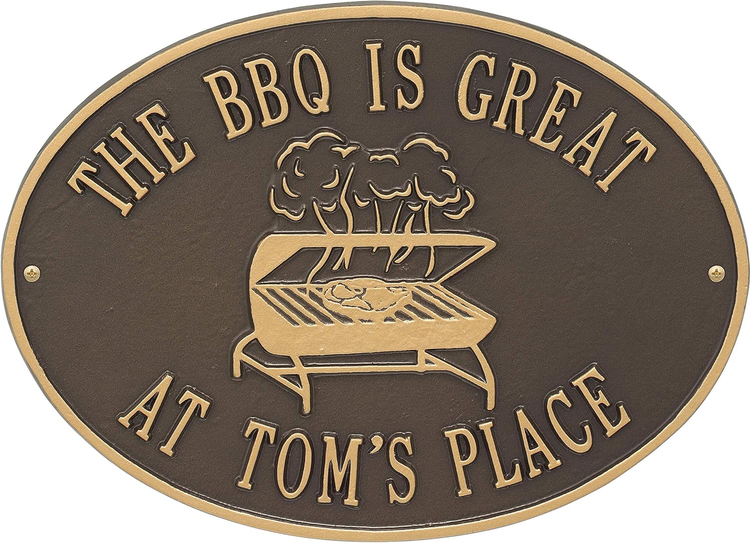 Personalized Grill Plaque