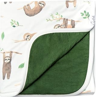 Copper Pearl Large Premium Knit Baby 3 Layer Stretchy Quilt Blanket"Noah" by Copper Pearl