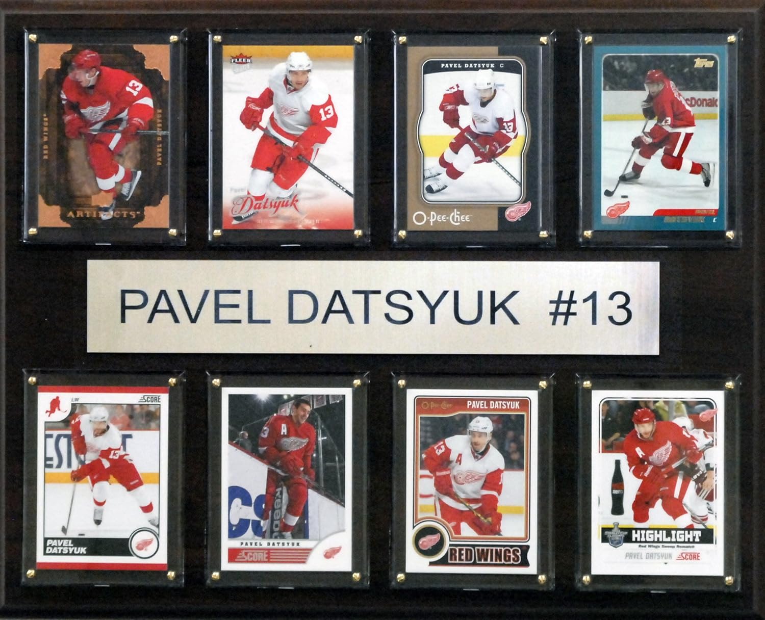 C&I Collectables NHL Mens 8-Card Plaque