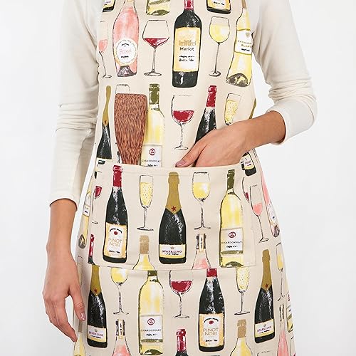 Miniatura 7 de Now Designs Delantal de chef, 28 de ancho x 32 pulgadas de largo, Adeline