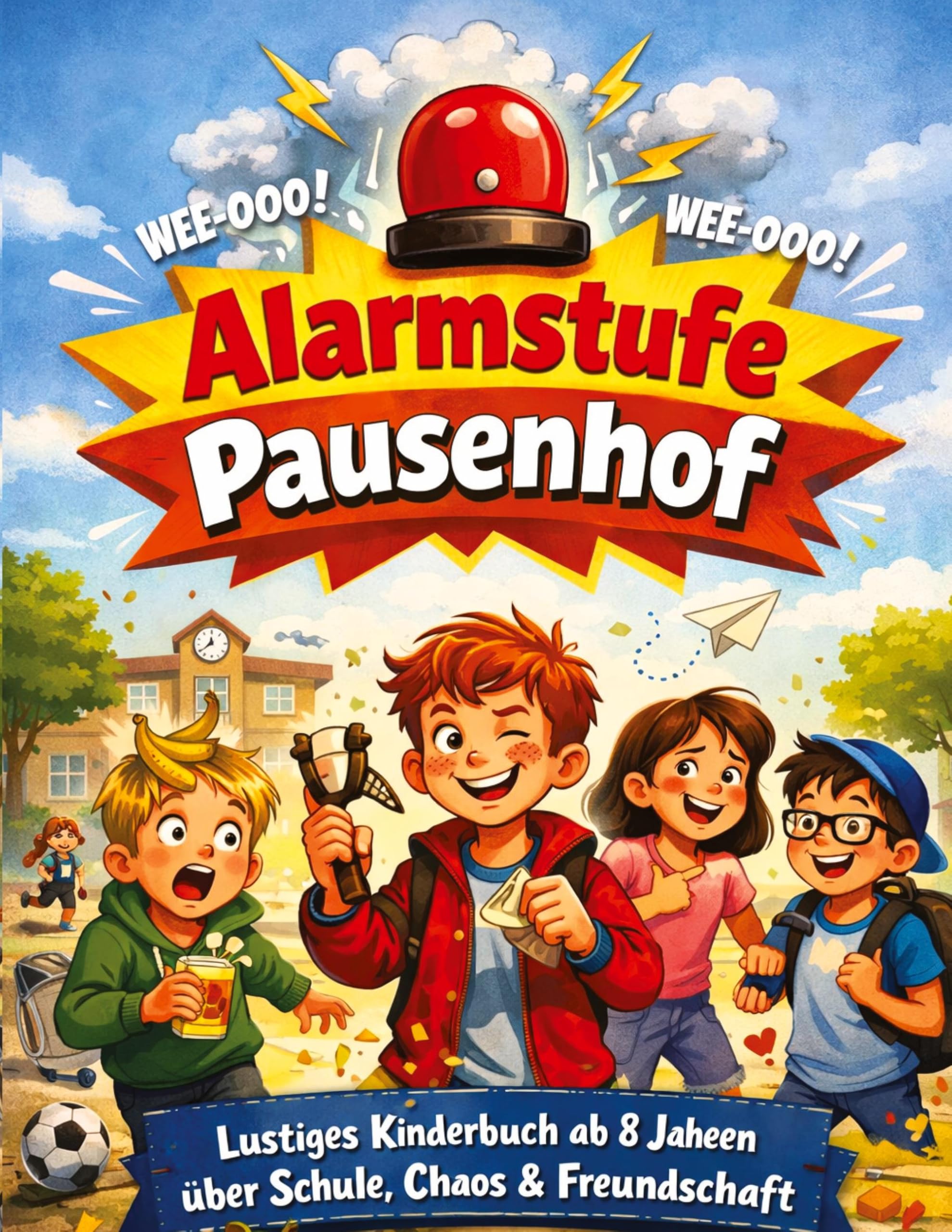 Alarmstufe Pausenhof: Lustiges Kinderbuch ab 8 Jahren über Schule, Chaos & Freundschaft