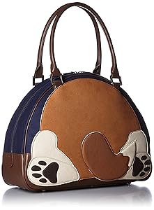 (美品)大人気、キタムラ、ハンドバッグ、人気デザイン、犬、ドッグ、リード、人気色 Kitamura キタムラ s89 ドッグ 犬 モチーフ ハンドバッグ