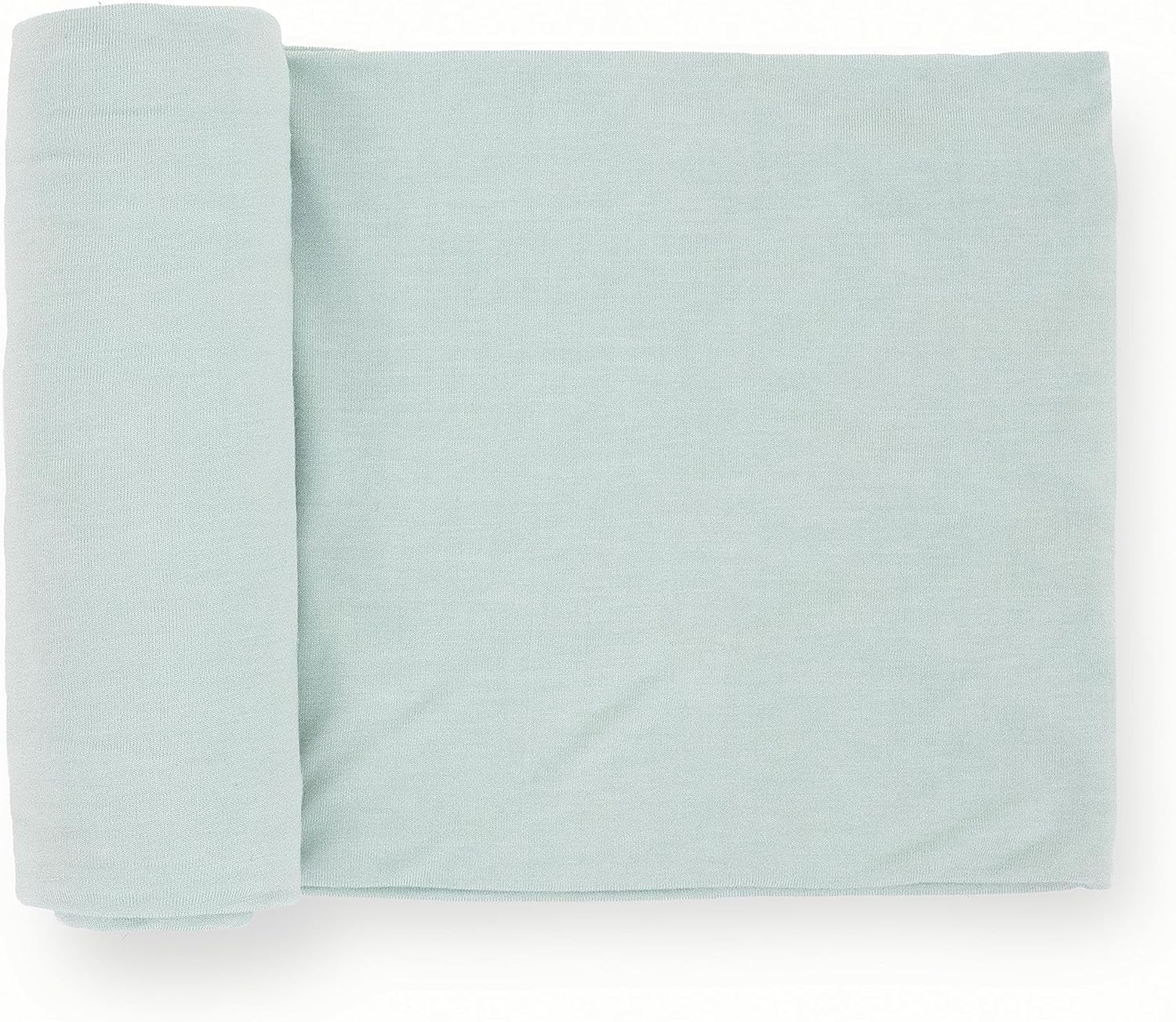 Little Unicorn Stretch Knit Swaddle Blanket | Single | Super Soft | Swaddling, Burping, Nursing | Newborns and Infants | Large 47” x 47” | Machine Washable | Watercolor Rose