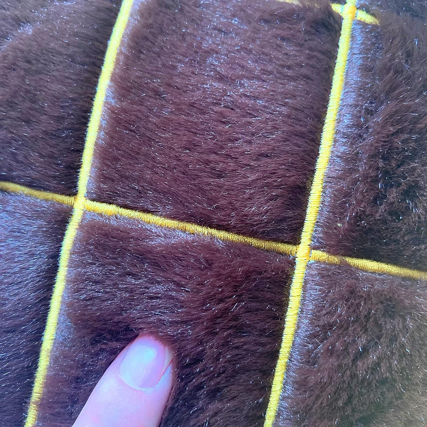 LEVINIS Yellow Sunflower Cushion Mat Home Decor Reversible Floor Pillow Seating Cushion Girls Boys Mother Gift Soft Velvet Stuffed Throw Pillows for Bed Couch Chair Car Office 19'' - Image 6