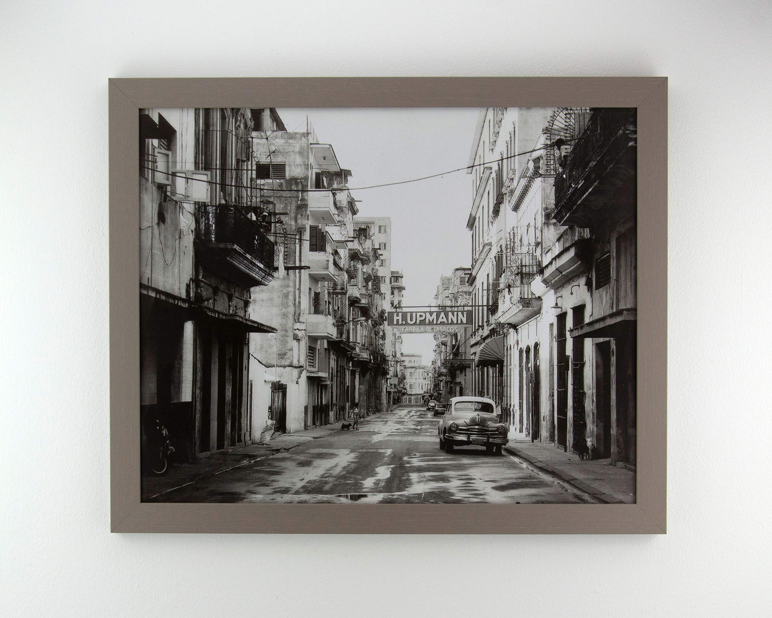 Cadre photo Deluxe 60x43 cm Orion gris clair avec verre synthétique