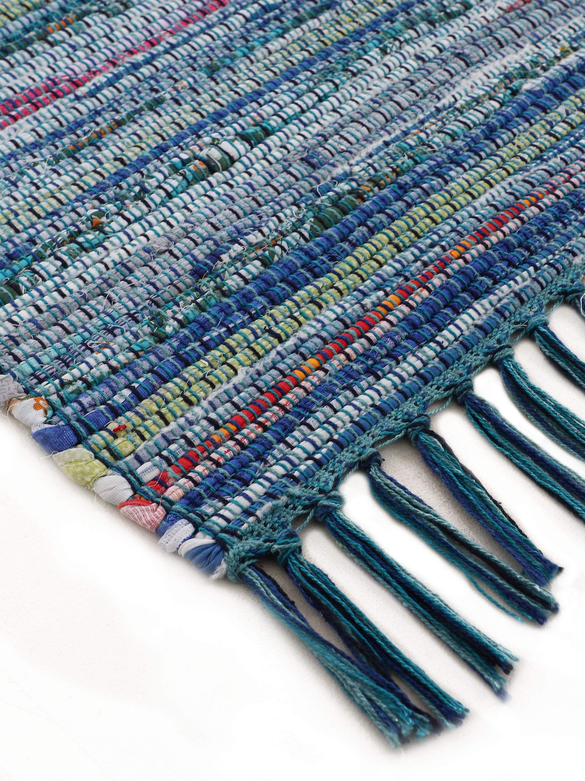 Rond effen vloerkleed - Fancy Geel