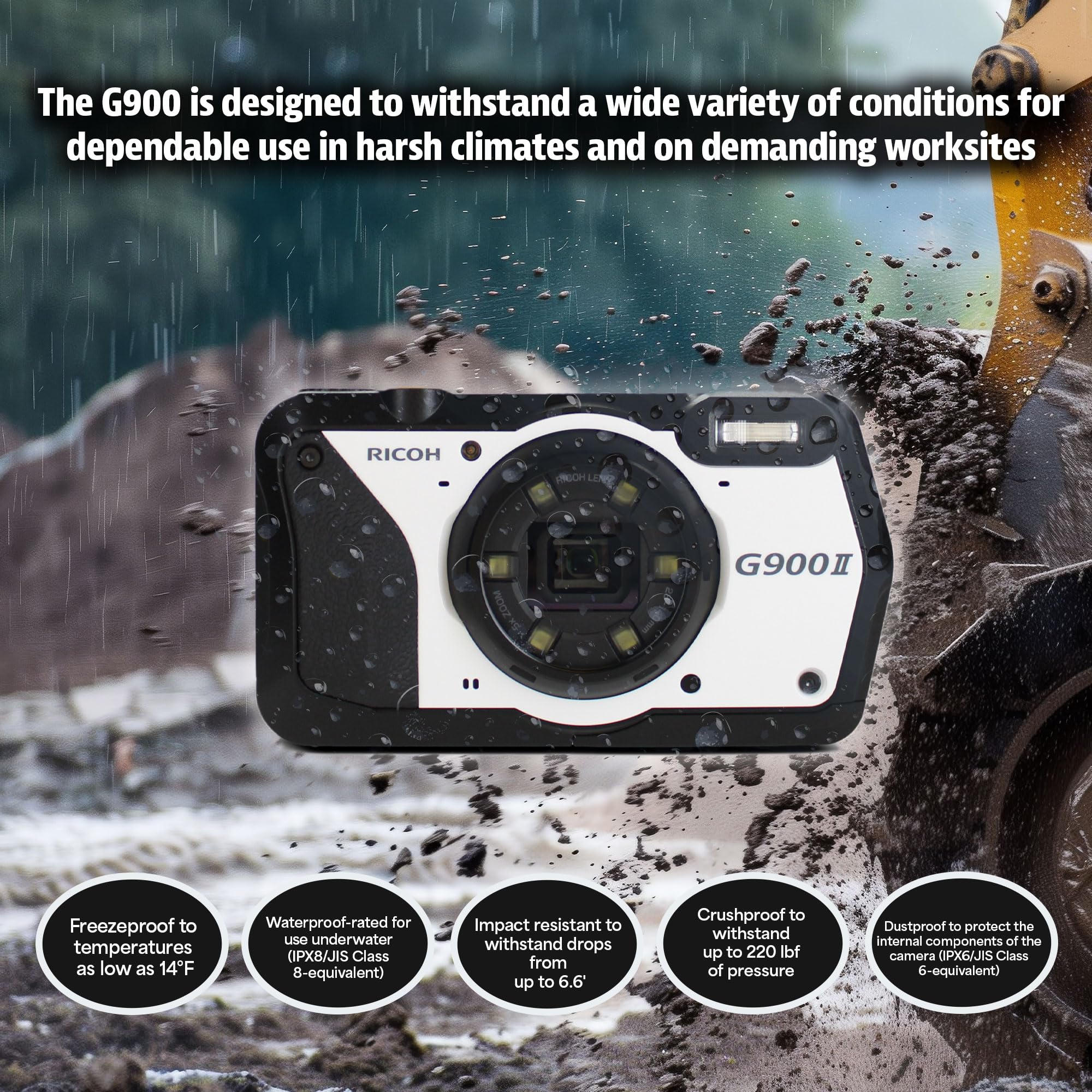 Amazon.com : Ricoh G900 II Digital Camera (01472) Bundle Including