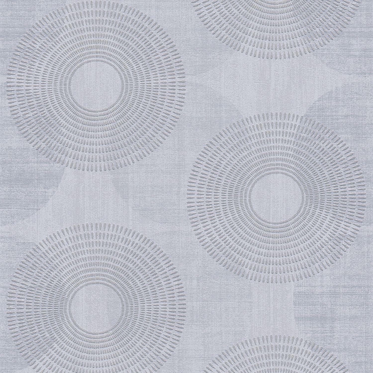 Papier peint géométrique gris Profhome 378321-GU intissé TNT 5,33m2
