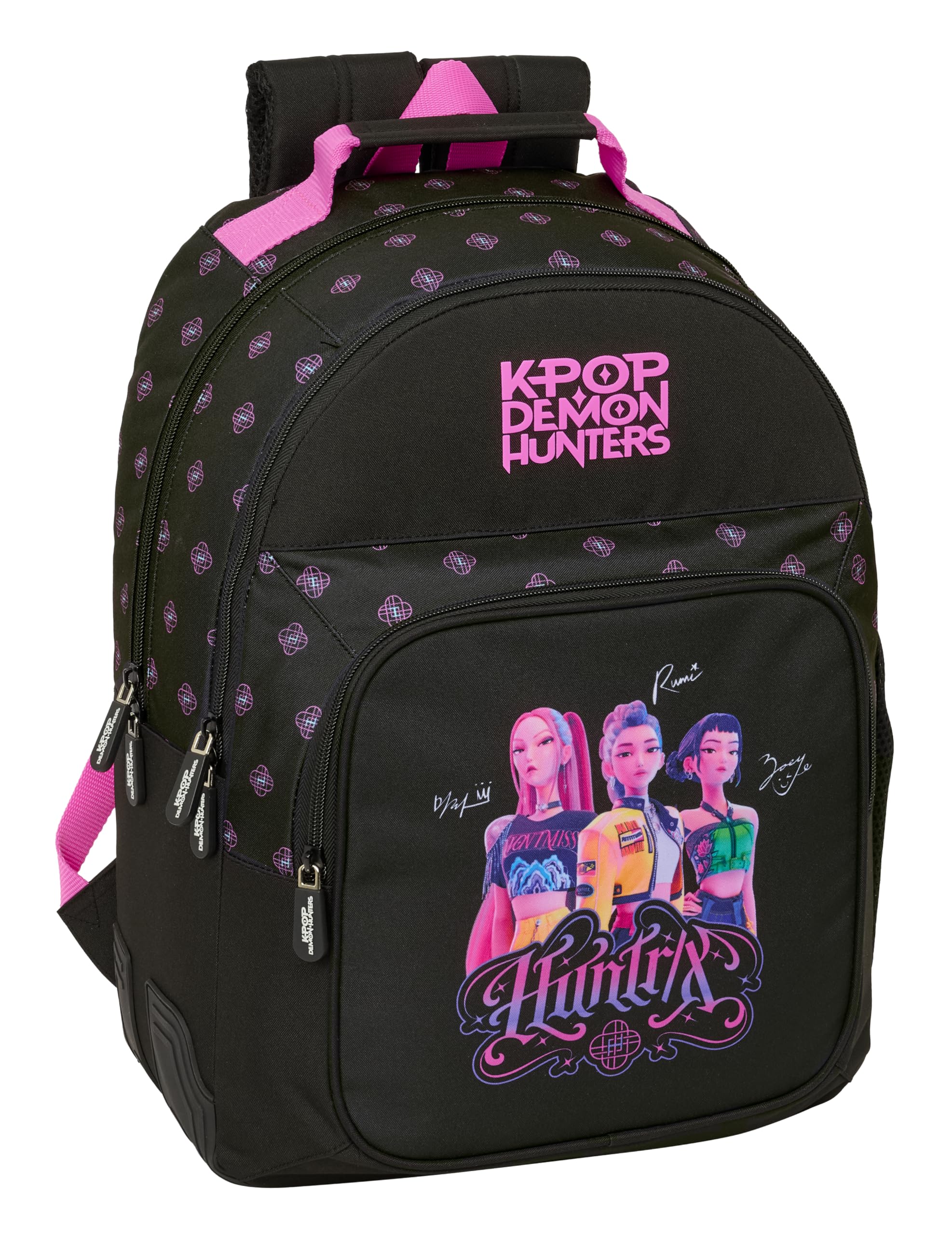 K-POP Demon Hunters - Zaino scuola per bambini, ideale per bambini di diverse età, comodo e versatile, qualità e resistenza, 32 x 15 x 42 cm