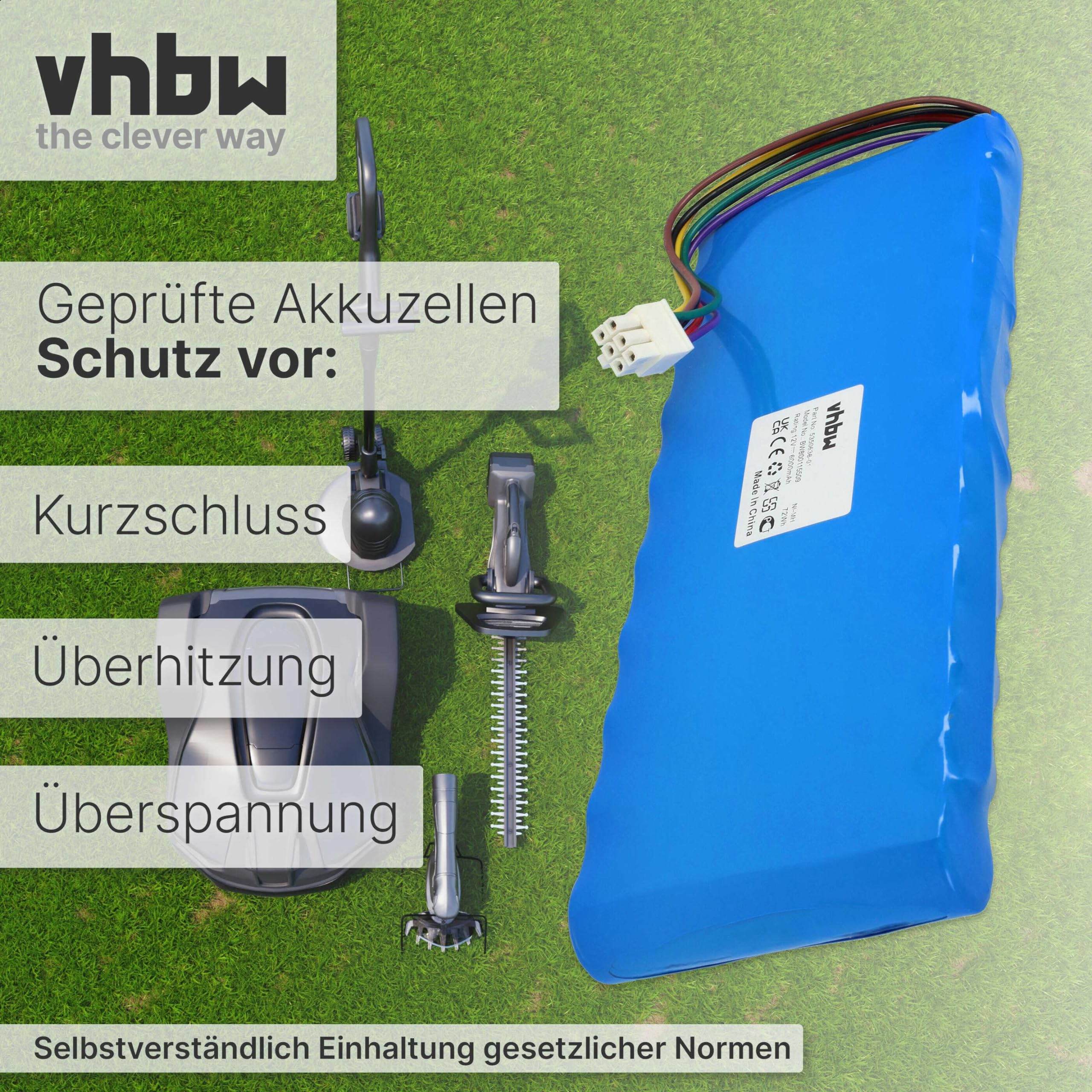 vhbw Batería Compatible con Husqvarna Automower G1 1998