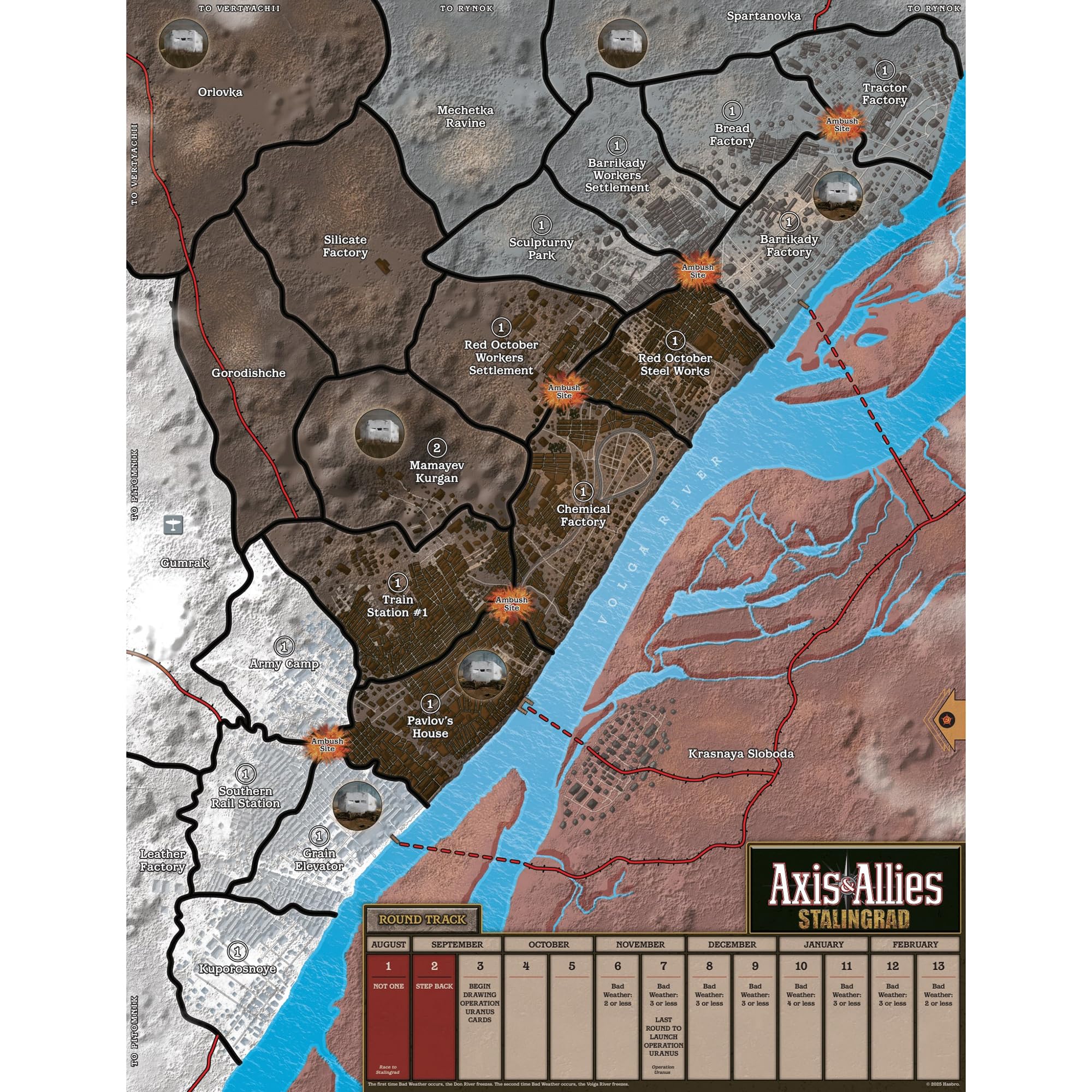 Renegade | Axis & Allies Stalingrad | Gioco di strategia della Seconda Guerra Mondiale con miniature premium e due scenari tattici | 2 Giocatori | 180–300 Minuti