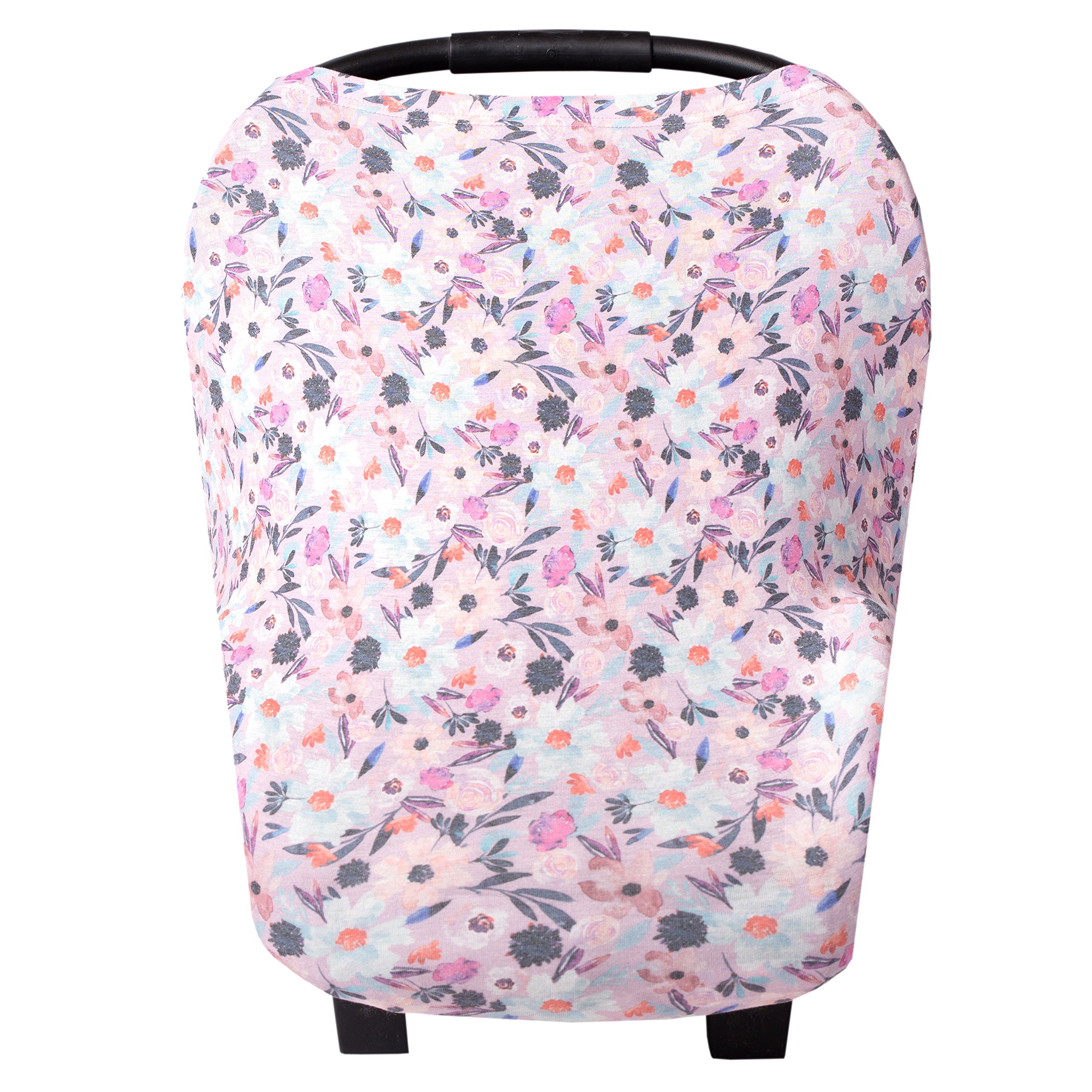 Copper Pearl Multi-Use Cover: Car Seat Covers, Nursing Cover, and Stroller Cover for Sun - Stretchy Fabric, All-Season Use, Stylish Designs, Easy