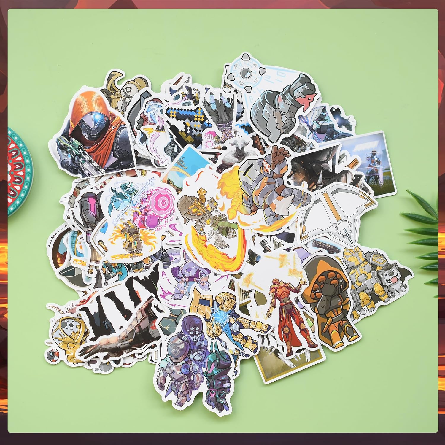 Destiny Viedo Game Stickers(100 Pcs) Gaming Vinyl Decals Gifts Merch Party Supplies Accessories for Water Bottles Skateboard Luggage Scrapbook Kids Teens Adult - Image 5