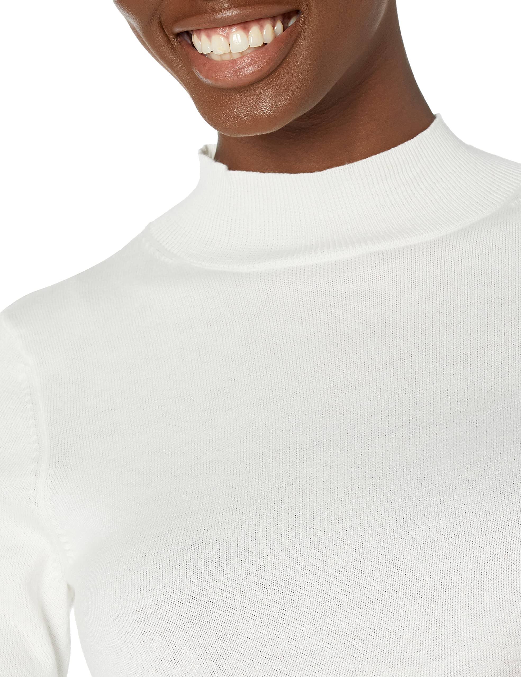 Amazon Essentials Kobiety Lekki sweter typu Mockneck (dostępny w dużych rozmiarach)