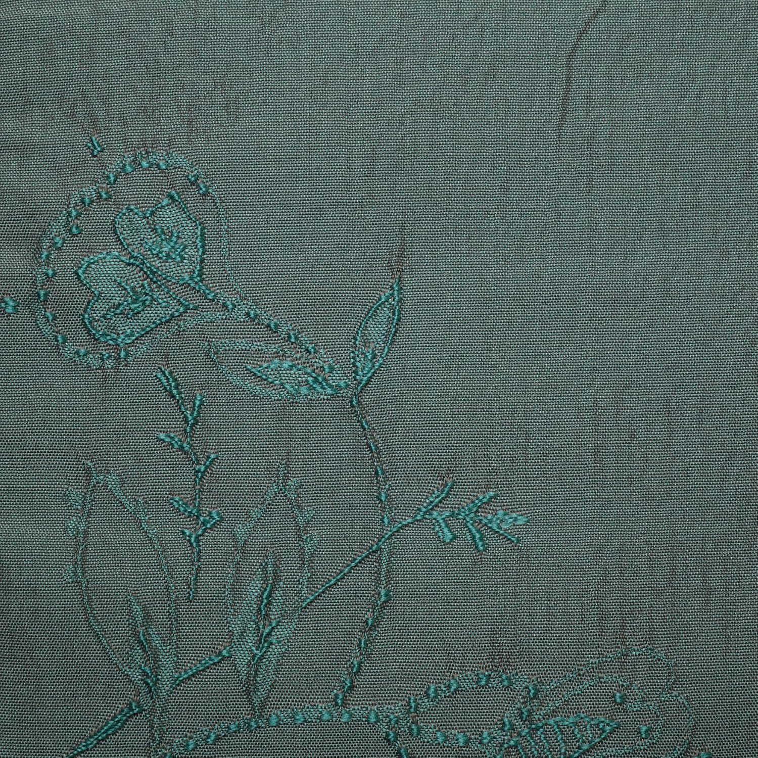 TopFabric - Riva - 110" Botanical Organza Drapery & Window Curtain