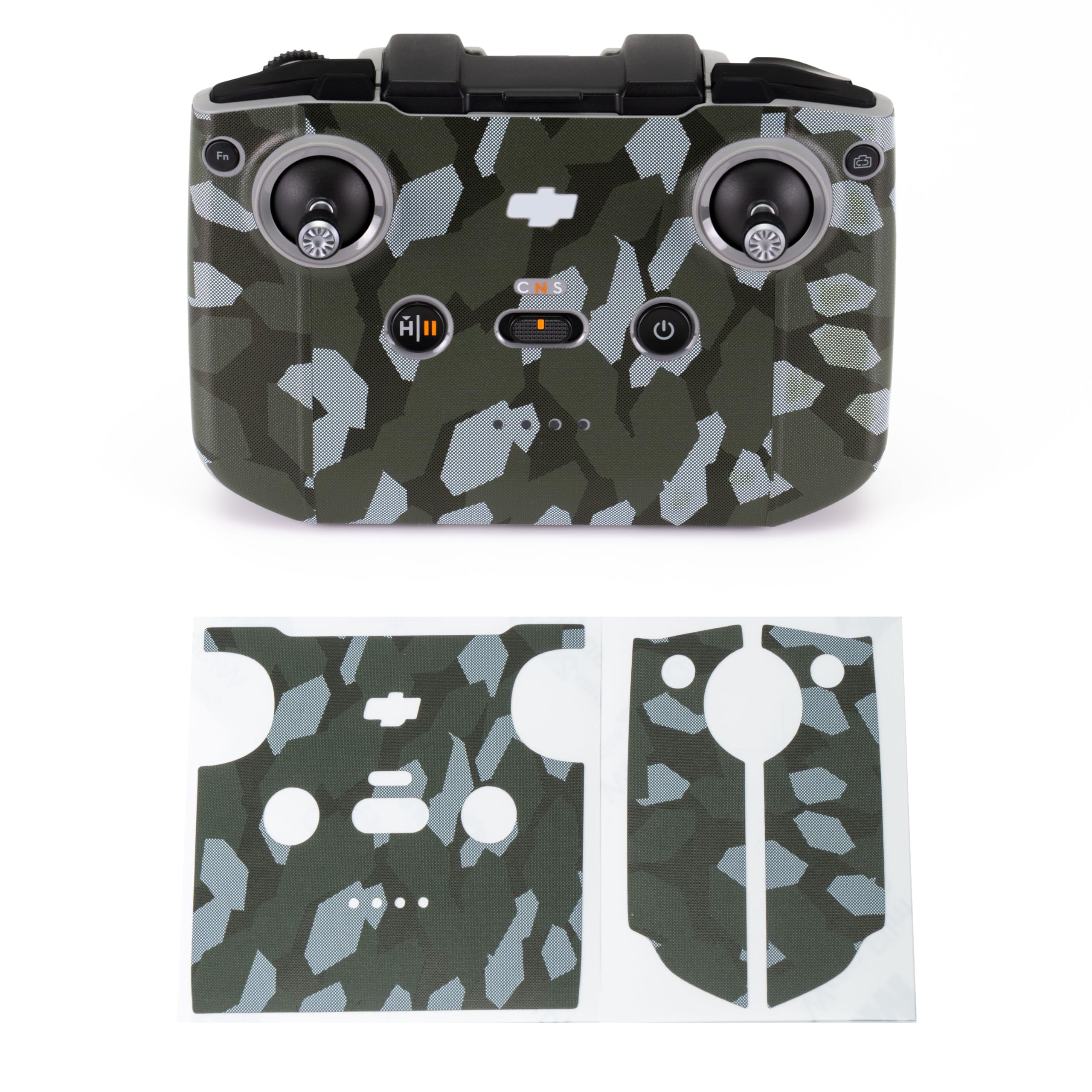 WRAPGRADE Skin Stickers Compatible with DJI RC-N2/N3 (Army Green DOT CAMO)