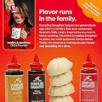 Vista 6 de Dumpling Daughter - Salsa de Soja Picante Dulce - Salsa de Dumplings Endulzada con Azúcar Moreno Equilibrada con Aceite de Chile Picante