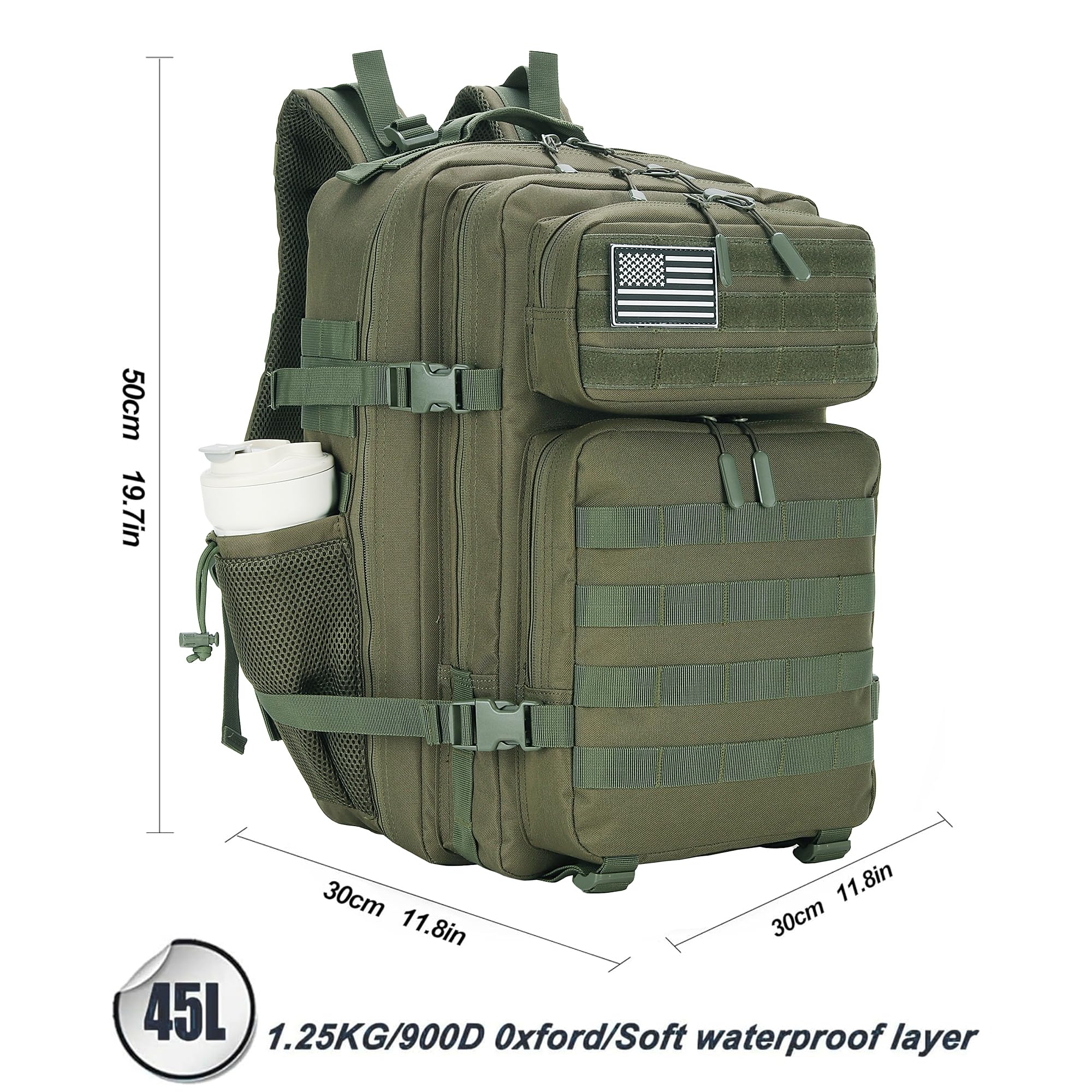 Lovelinks21 1321 1321 Unisex Erwachsener (Packung mit 1), Militärgrün, L