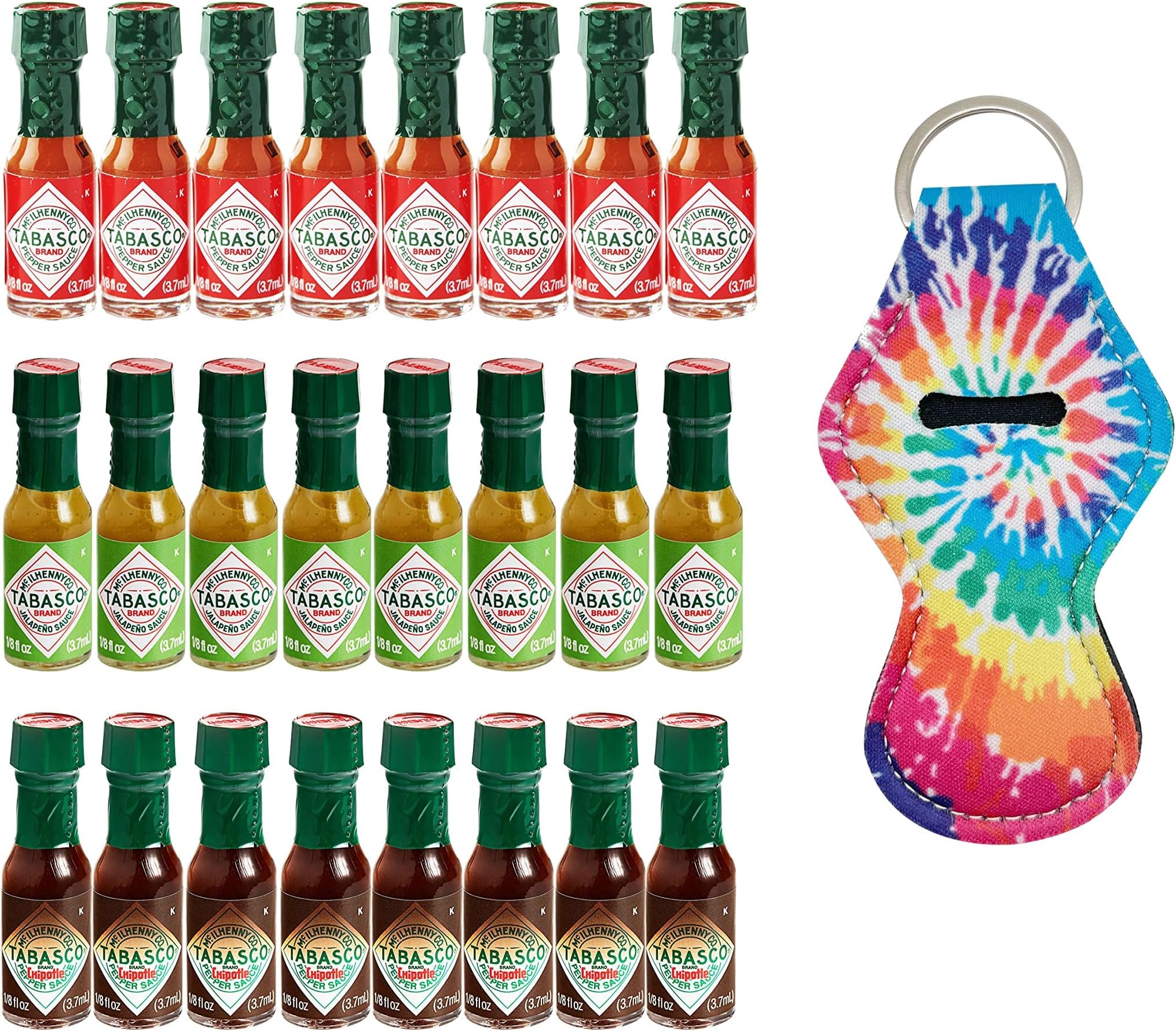 Tabasco Sauce Keychain Includes Mini Bottle of Original