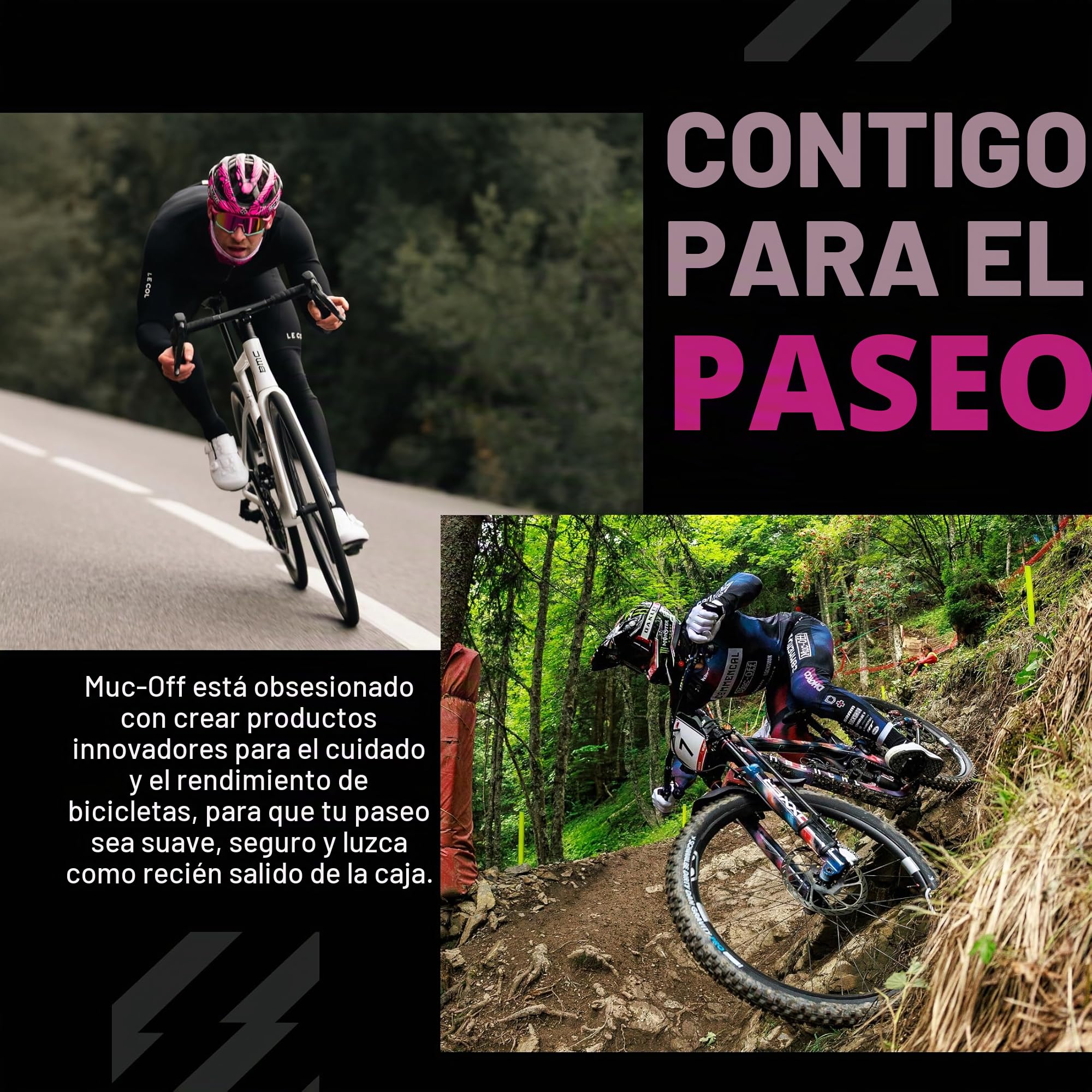 Muc-Off Ultimate Tubeless Setup Kit - Kit Sellador de Neumáticos para Reparación de Rueda de Bicicleta Tubeless, DH/Enduro - Incluye Fondo de Llanta, Parches, Válvulas y Sellador de Ruedas