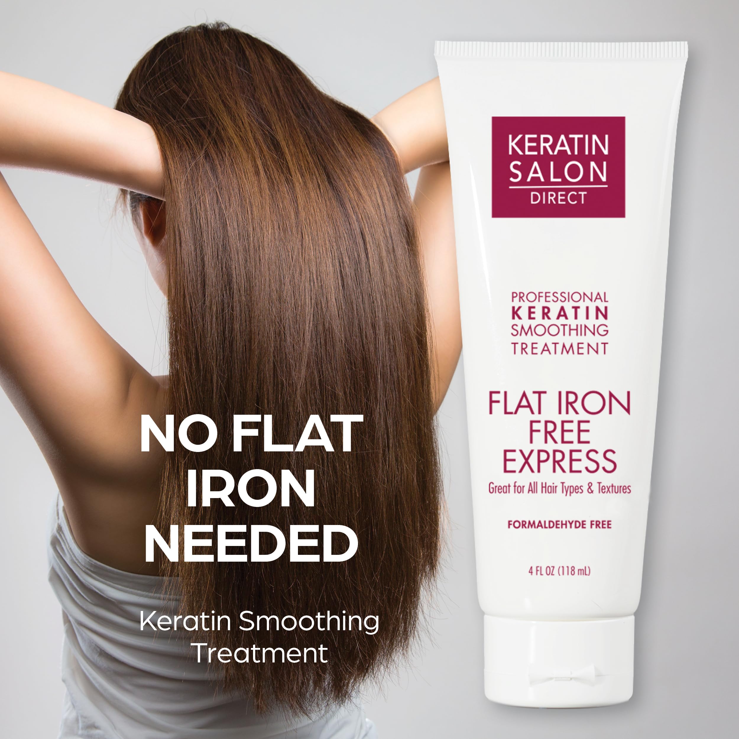 Keratin Salon Direct At-Home Smoothing Hair Treatment, 4 oz